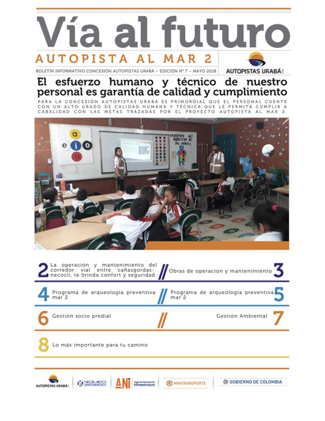 Portada boletín Vía al futuro 7